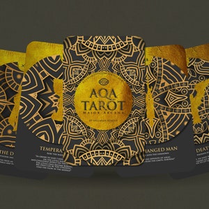 Tarô AQA - Arcanos Maiores - Alquimia Quântica Acelerada - Baralho de Tarô - Alquimia - Ferramentas de adivinhação - Presente de Tarô - Cartas Ilustradas