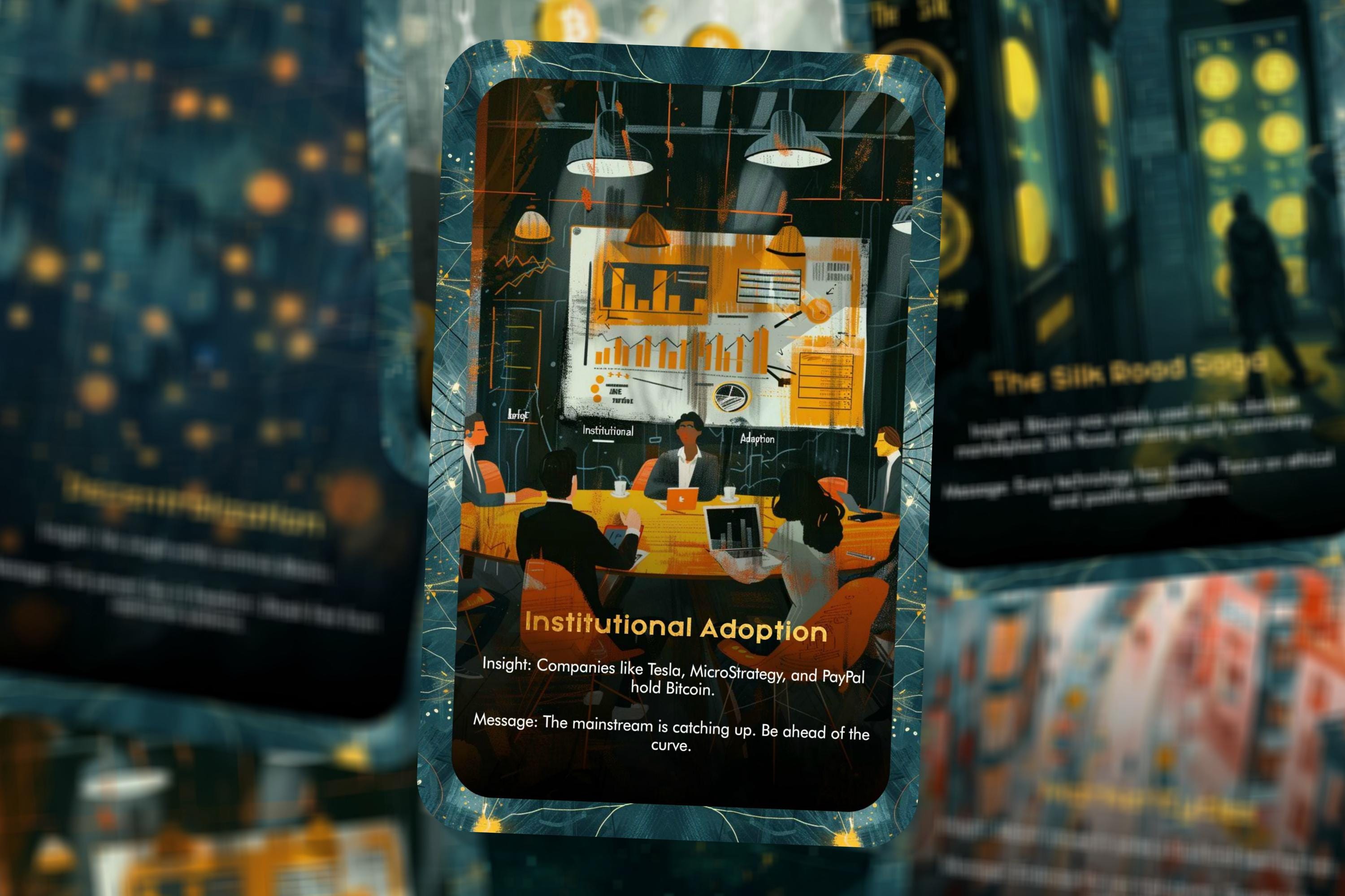 ビットコインオラクルカード - デジタルゴールドの旅 - ビットコインに関する洞察、事実、知恵を明らかにするために設計された占いツール - Etsy  日本