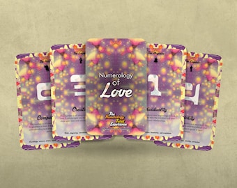 Numerologie van de liefde - De numerologie-tarotervaring - Grote Arcana - Waarzeggerij - Waarzeggerij - Geïllustreerde kaarten