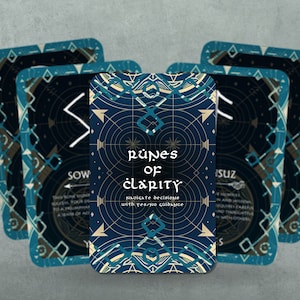 Runes de clarté - Naviguer dans les décisions avec des indications Oui/Non - 24 cartes - Oracle - Oracle Deck - Prédire l'avenir - Outils de divination - Runes