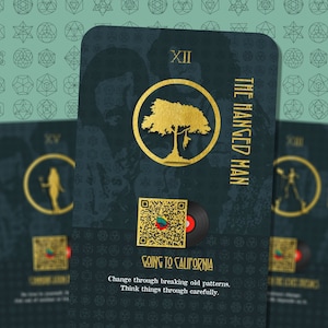 Zeppelin Tarot - Arcanos Maiores - Cartas Zeppelin - Baralho de Tarot - Adivinhação - Ferramentas de Adivinhação - Presente de Tarot - Cartas Ilustradas
