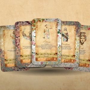 Tarô da Deusa - Arcanos Maiores - Baralho de Tarô - Oráculo Sagrado Feminino - Presente de Tarô - Cartas Ilustradas - Ferramenta de Adivinhação - Baralho de Cartas