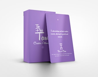 The Purple Tarot - Creative Affirmations - 78 cards - Tarot - Tarot Deck - Fortune Telling - Divination tools