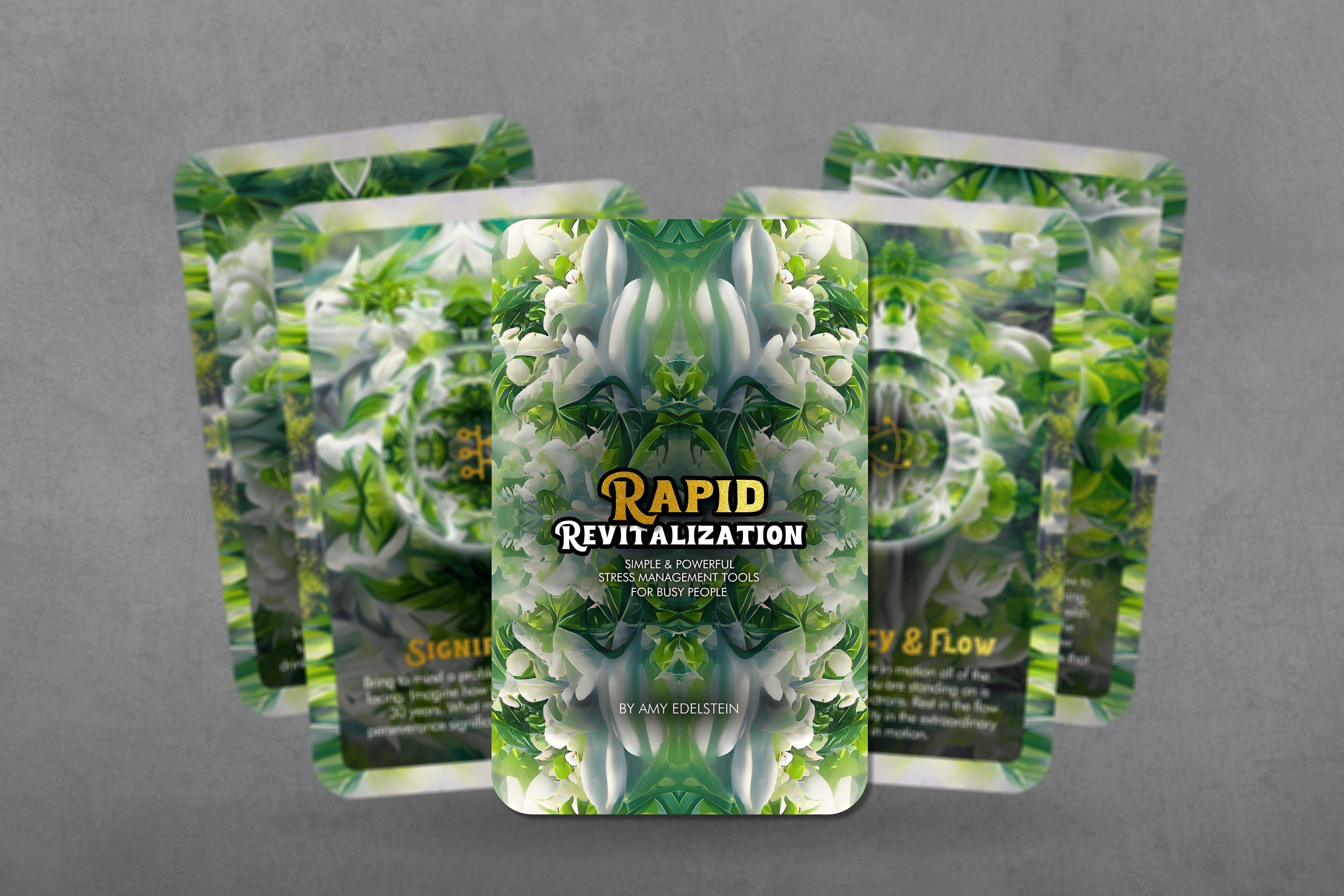 Rapid Revitalization - Simple & Powerful Stress Management Tools for Busy People - By Amy Edelstein - Oracle Cards - Divination tools