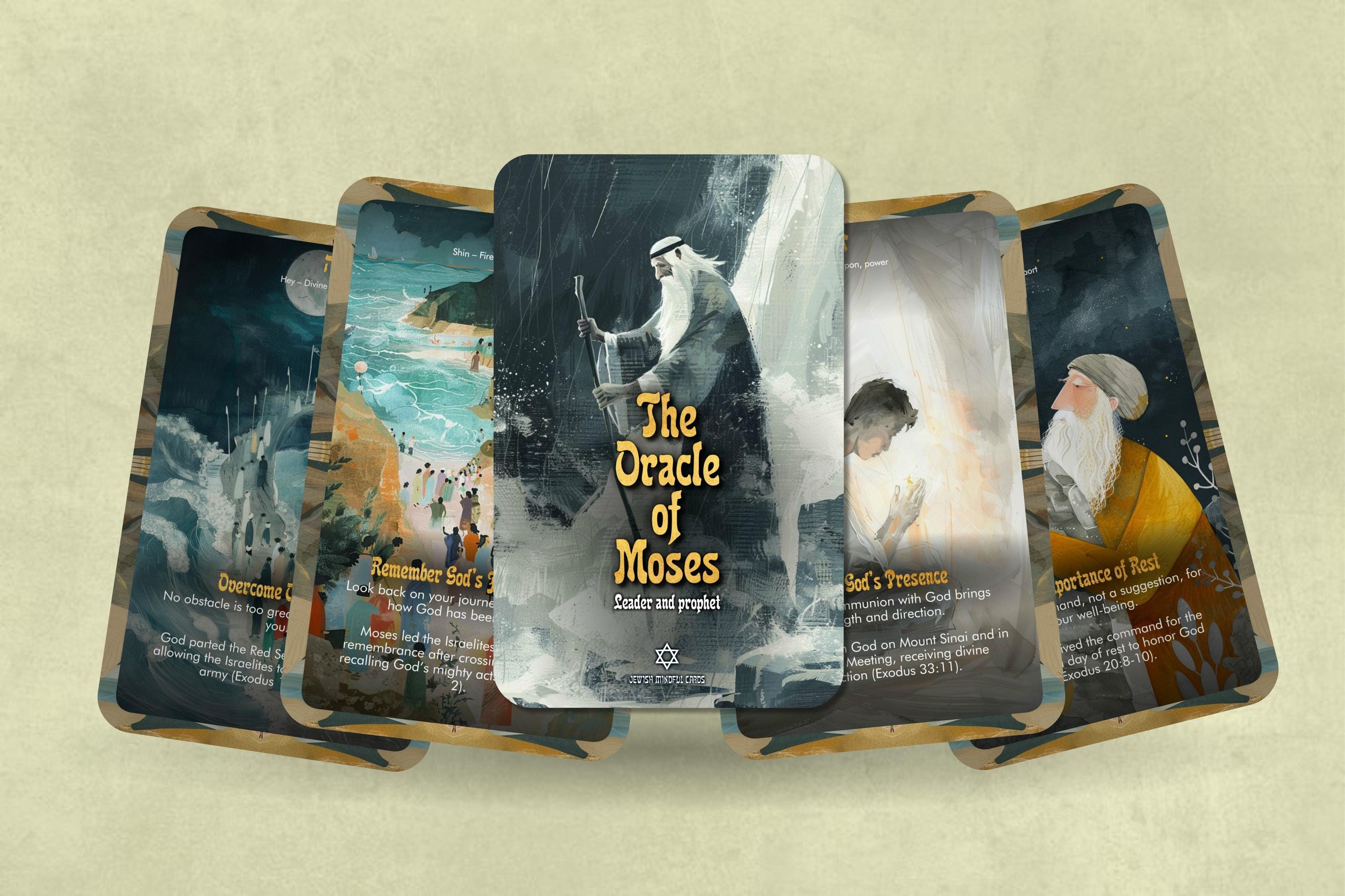 Oracle Letters The Oracle of Moses - Leader and Prophet - Oracle Cards - Divination ...