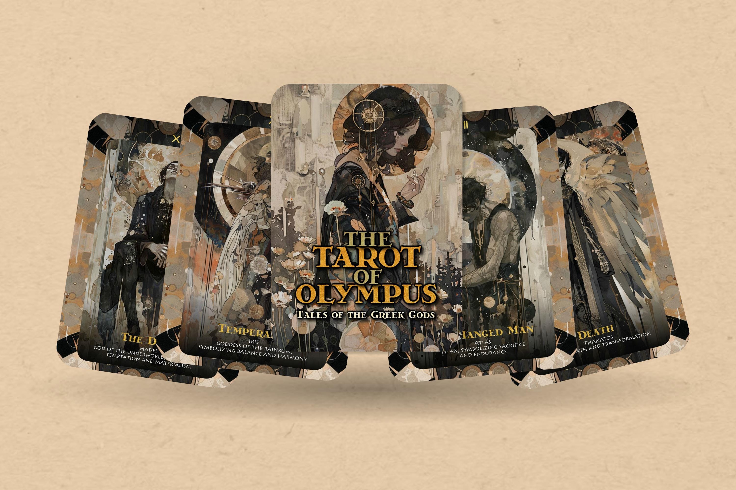 The Tarot of Olympus - 78 Cards - Tales of the Greek Gods - Tarot