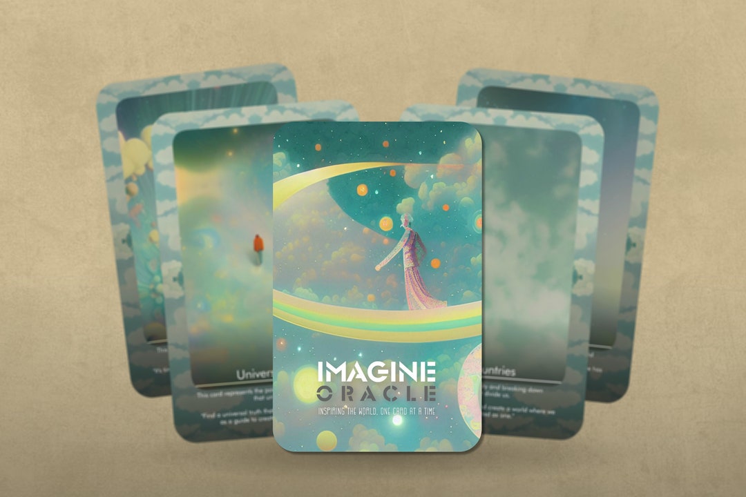 Imagine Oracle - Inspired by the Song of John Lennon - 24 Cards ...
