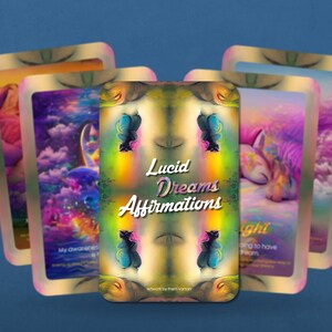 Lucid Dreams Affirmations - Wisdom Cards for Lucid Dreams - 24 Cards ...