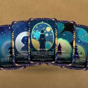 The Witch&#39;s Spellcraft Oracle - Awaken your inner Witch - Oracle - Oracle Deck - Divination tools - oracle Gift - Magic Oracle - Witches