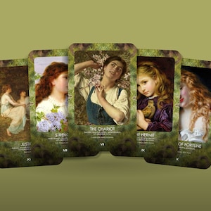A Portrait of a Fairy Tarot - Major Arcana - Sophie Gengembre Anderson - Tarot Deck - Fortune Telling - Divination tools - Tarot Gift