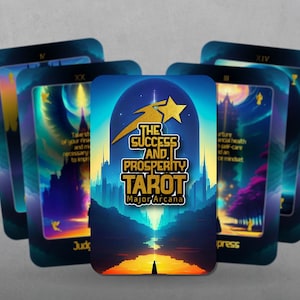 I Tarocchi del Successo e della Prosperità - Arcani Maggiori - Tarocchi del Successo - Mazzo dei Tarocchi - Predizione del futuro - Strumenti di divinazione - Regalo dei Tarocchi - Carte dei Tarocchi