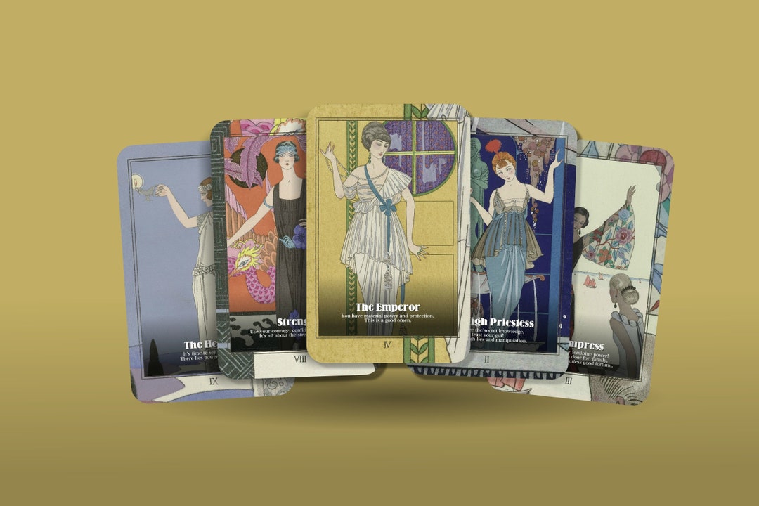 Art Deco Tarot Art Deco Cards 22 Major Arcana Tarot Tarot Deck Fortune Telling Divination Tools