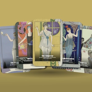 Art Deco Tarot - 22 Art Deco Tarot - Tarot Karten - Wahrsagen - Wahrsagen - Tarot Karten - George Barbier