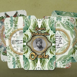Swami Vivekananda Oracle - Cartes de gourou - Vivekananda Oracle - Oracle - Oracle Deck - Diseuse de bonne aventure - Outils de divination - Cadeau oracle