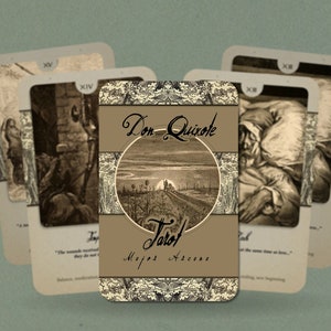Don Quixote Tarot - Major Arcana - Tarot - Tarot Deck - Fortune Telling - Divination tools - Tarot Gift - Don Quixote of La Mancha