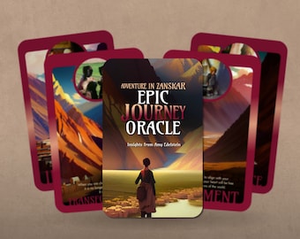 Adventure in Zanskar - Epic Journey Oracle - Insights from Amy Edelstein - Oracle Cards - Fortune Telling - Divination tools - Oracle Gift
