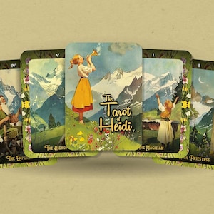 Le tarot d'Heidi - 78 cartes - Tarot - Jeu de tarots - Prédire la bonne aventure - Outils de divination