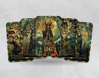 ロキのルーン - 26枚のカード - ルーンオラクル - オラクルデッキ - 占い - 占いツール - オラクルギフト