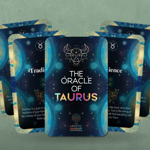 The Oracle of Taurus - The Mystic Horoscope - Let the stars guide You - Star Sign - Zodiac - Oracle - Fortune Telling - Divination tools