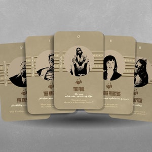 O Tarô Lebowski - Arcanos Maiores - O Grande Lebowski - Baralho de Tarô - O oráculo do cara - Presente de Tarô - Cartas Ilustradas - Filme cult