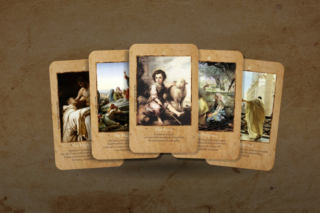 Jesus Tarot Major Arcana Fortune Telling Divination Tools Tarot Gift