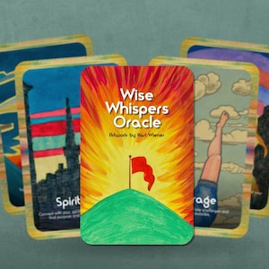 Wise Whispers Oracle - Oeuvre d'art de Karl Wiener - Insights - 22 cartes - Oracle - Oracle Deck - Outils divinatoires