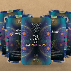 O Oráculo de Capricórnio - O Horóscopo Místico - Deixe as estrelas guiarem você - Signo do Zodíaco - Oráculo - Adivinhação - Ferramentas de adivinhação