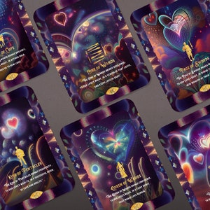Tarot chansons d'amour idiotes - 78 cartes - mélodies du coeur - jeu de tarot - diseur de bonne aventure - outils de divination - inspiré par Paul McCartney