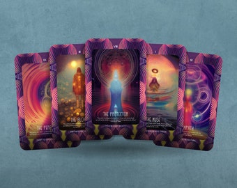 El Tarot Alternativo - Descubre La Sabiduría Interior - 22 cartas - Baraja de Tarot - Adivinación - Herramientas de adivinación - Cartas Ilustradas