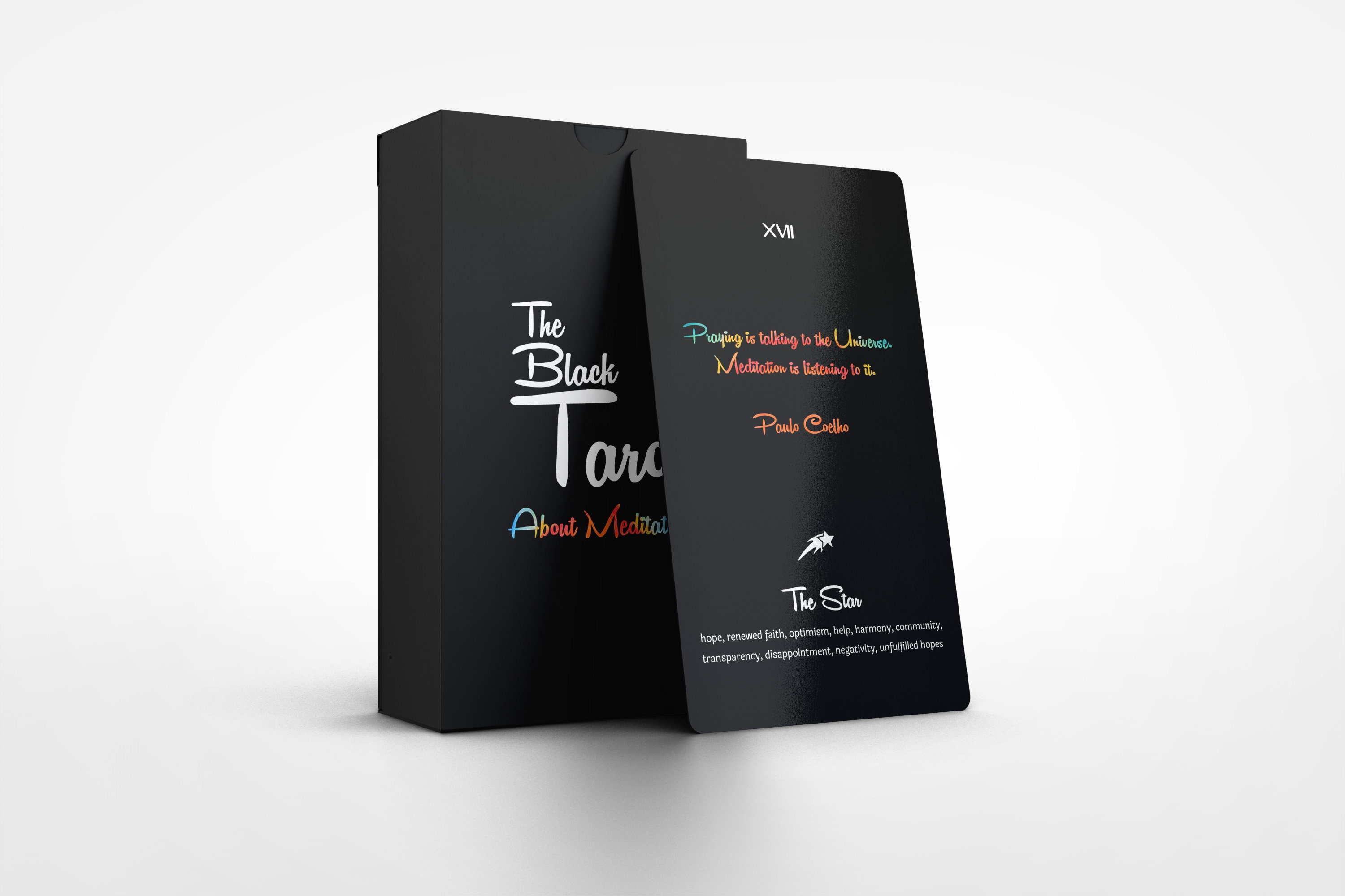 True black tarot cards - Etsy 日本