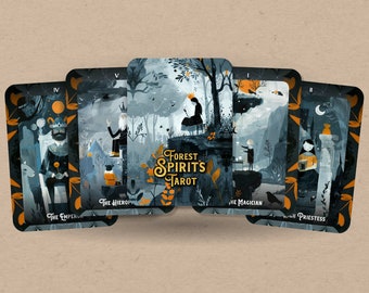 Forest Spirits Tarot - 78 cards - Tarot - Tarot Deck - Fortune Telling - Divination tools