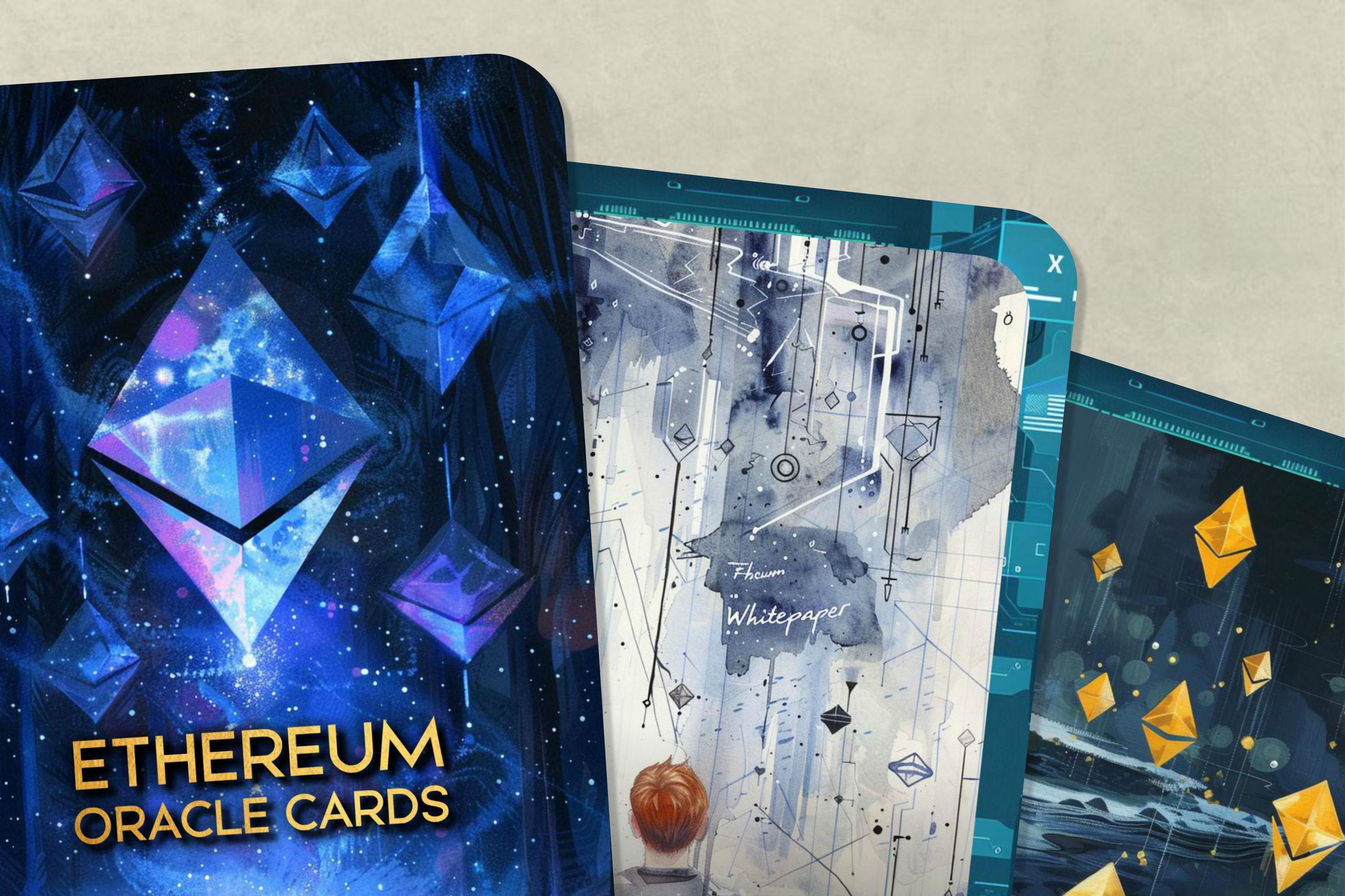 Ethereum Oracle Cards - Practical Guide and a Spiritual Compass, Bridging  the Worlds of Finance, Innovation, and Personal Transformation. - Etsy  Canada