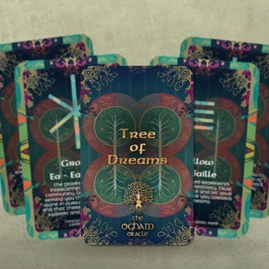 Tree of Dreams - The Ogham Oracle - Celtic Oracle - Oracle - Oracle Deck - Fortune Telling - Divination tools - Oracle Gift - Cards - Celtic