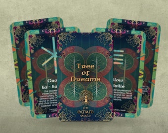Tree of Dreams - The Ogham Oracle - Celtic Oracle - Oracle - Oracle Deck - Fortune Telling - Divination tools - Oracle Gift - Cards - Celtic