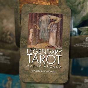 Tarot Lendário - Arcanos Maiores - Tarot - Baralho de Tarot - Gnomos e Trolls - Ferramentas de Adivinhação - Presente de Tarot - Cartas Ilustradas - Cartas