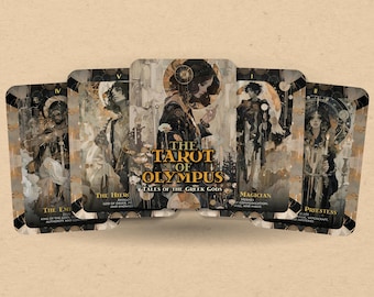 The Tarot of Olympus - 78 cards - Tales of the Greek Gods - Tarot - Tarot Deck - Fortune Telling - Divination tools
