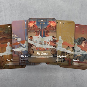 The Modern Sorcery Tarot - Major Arcana - Yes, No, Maybe Tarot - Magic Oracle - Tarot Cards - Tarot Deck - Divination Tools - Artist Cards
