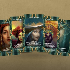 The Oracle of the Witches: A Journey Through History - Oracle Cards - Witches Oracle - Oracle Deck - Divination tools - oracle Gift