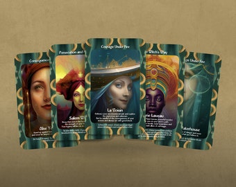 The Oracle of the Witches: A Journey Through History - Oracle Cards - Witches Oracle - Oracle Deck - Divination tools - oracle Gift
