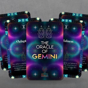 The Oracle of Gemini - The Mystic Horoscope - Let the stars guide You - Star Sign - Zodiac - Oracle - Fortune Telling - Divination tools
