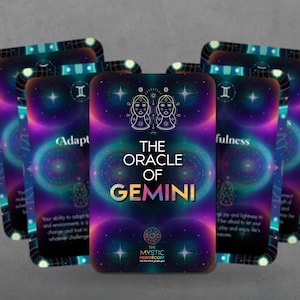 The Oracle of Gemini - The Mystic Horoscope - Let the stars guide You - Star Sign - Zodiac - Oracle - Fortune Telling - Divination tools