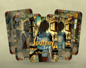 The Journey Tarot - Major Arcana - Fortune Telling - Divination tools - Tarot Gift - Tarot Box - Illustrated Cards - Tarot Deck