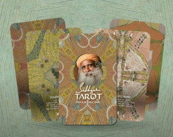 Sadhguru Tarot - Major Arcana - Sadhguru Wisdom - Tarot Deck - Fortune Telling - Divination tools - Tarot Gift -  Sadhguru Oracle