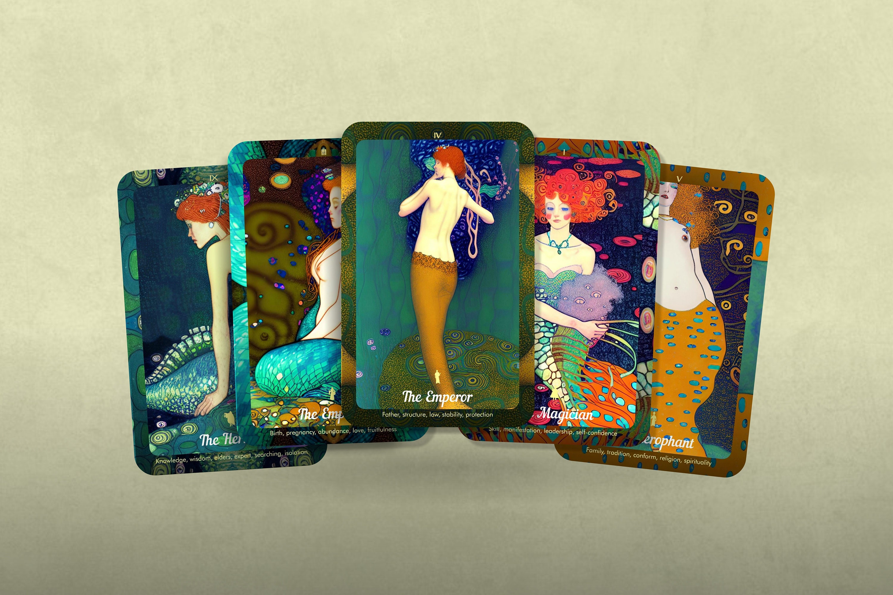 Mermaid tarot - Etsy 日本