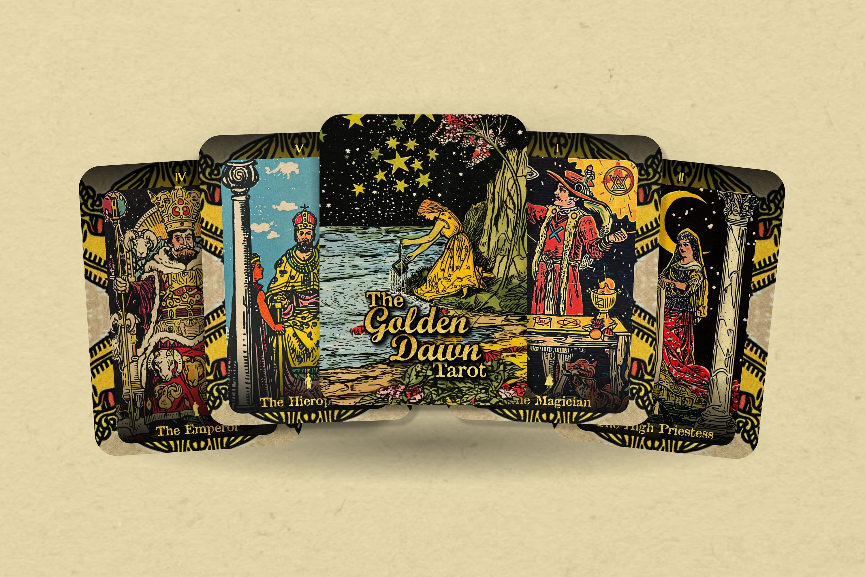 GOLDEN DAWN TAROT DECK ゴールデンドーンタロットデッキ ゴールデン・ドーン・タロット The Golden Dawn Tarot