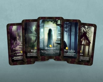The Witch&#39;s Circle - An Oracle of Symbolism and Magic - Oracle - Oracle Deck - Divination tools - oracle Gift - Magic Oracle - Witches