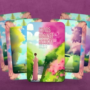 Cartes contre l'anxiété - 22 affirmations pour la relaxation - 22 cartes - Oracle - Oracle Deck - Affirmation - Outils divinatoires - Cadeau Oracle