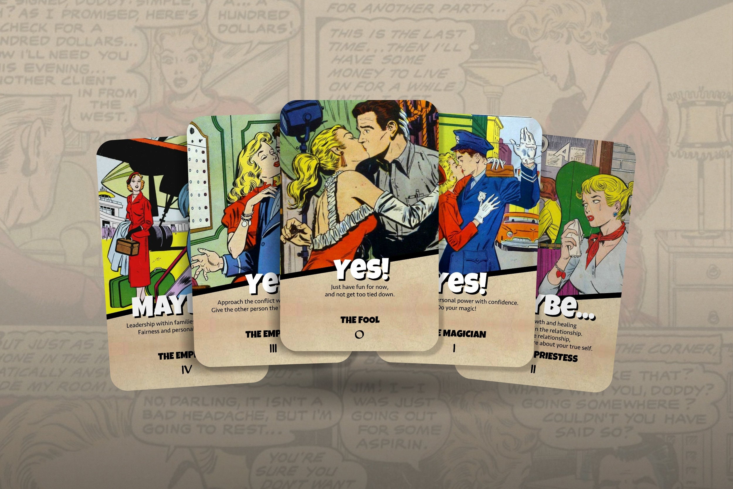 Yes no tarot oracle - Etsy 日本