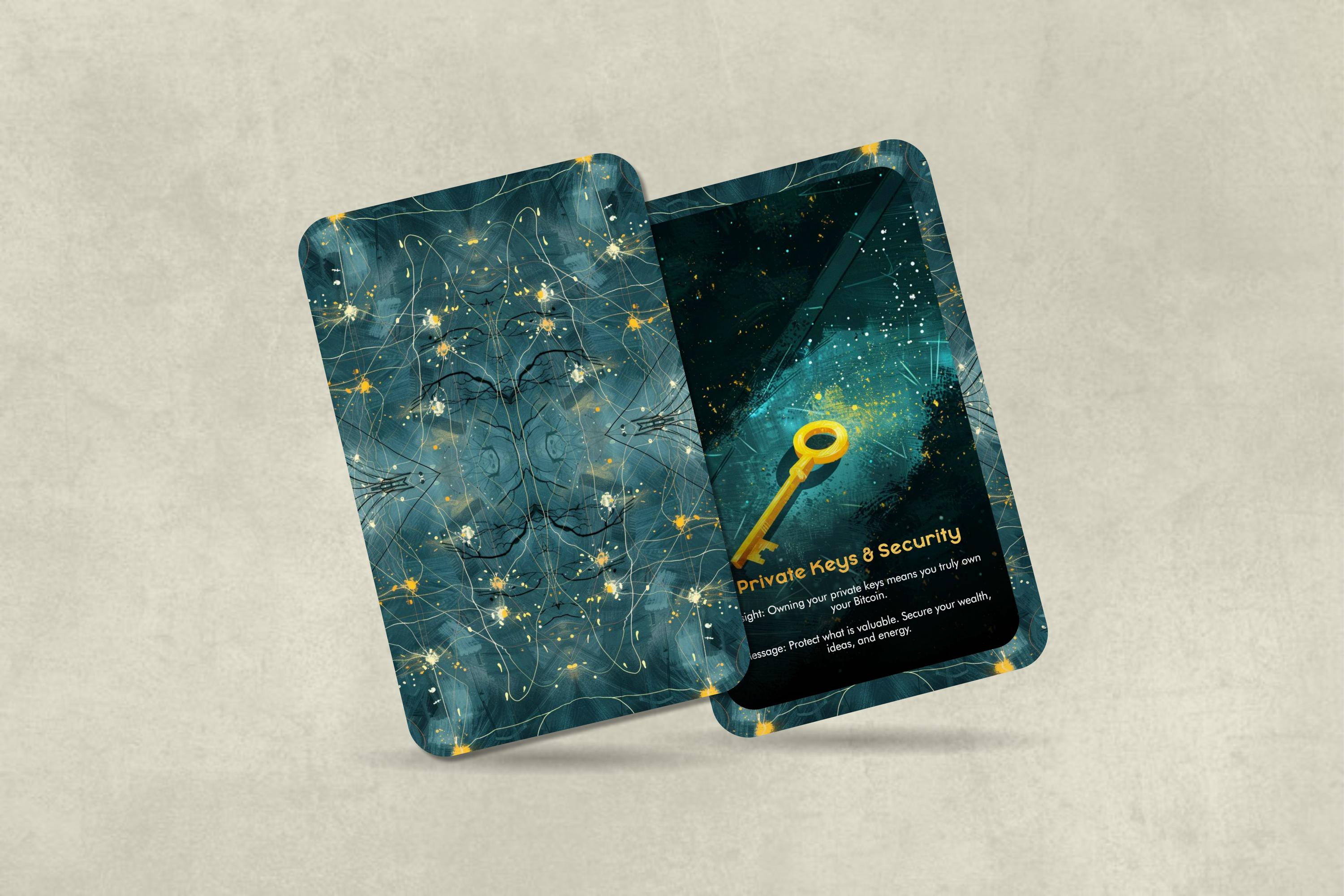 ビットコインオラクルカード - デジタルゴールドの旅 - ビットコインに関する洞察、事実、知恵を明らかにするために設計された占いツール - Etsy  日本