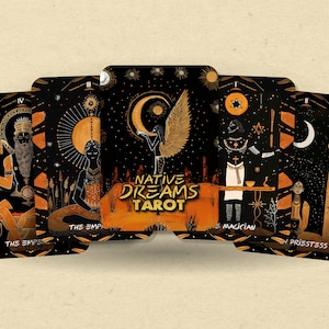 Tarot Rêves natals - 78 cartes - Tarot - Jeu de tarots - Prédicateur de bonne aventure - Outils divinatoires